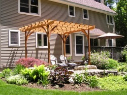 Pergola leicht selbst gemacht