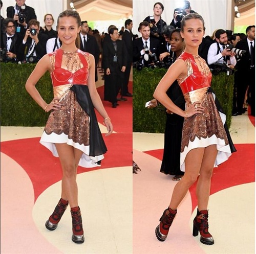Alicia Vikander in Louis Vuitton
