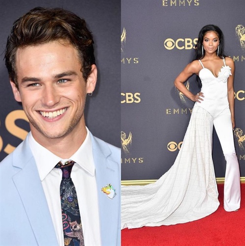 13 Reasons Why stars Brandon Flynn and Ajiona Alexus