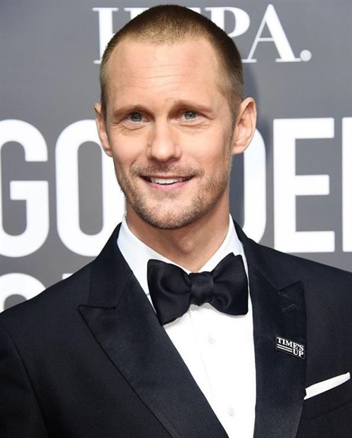 Alexander Skarsgard at Golden Globes